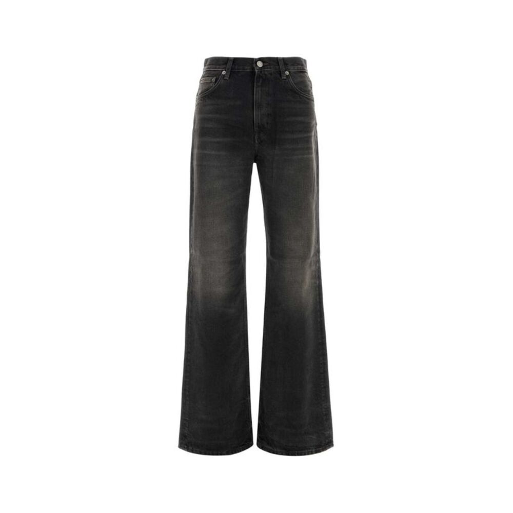 Haikure Women Black Denim Korea Jeans